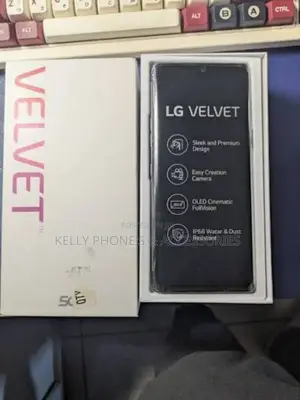 New LG Velvet 128 GB Black