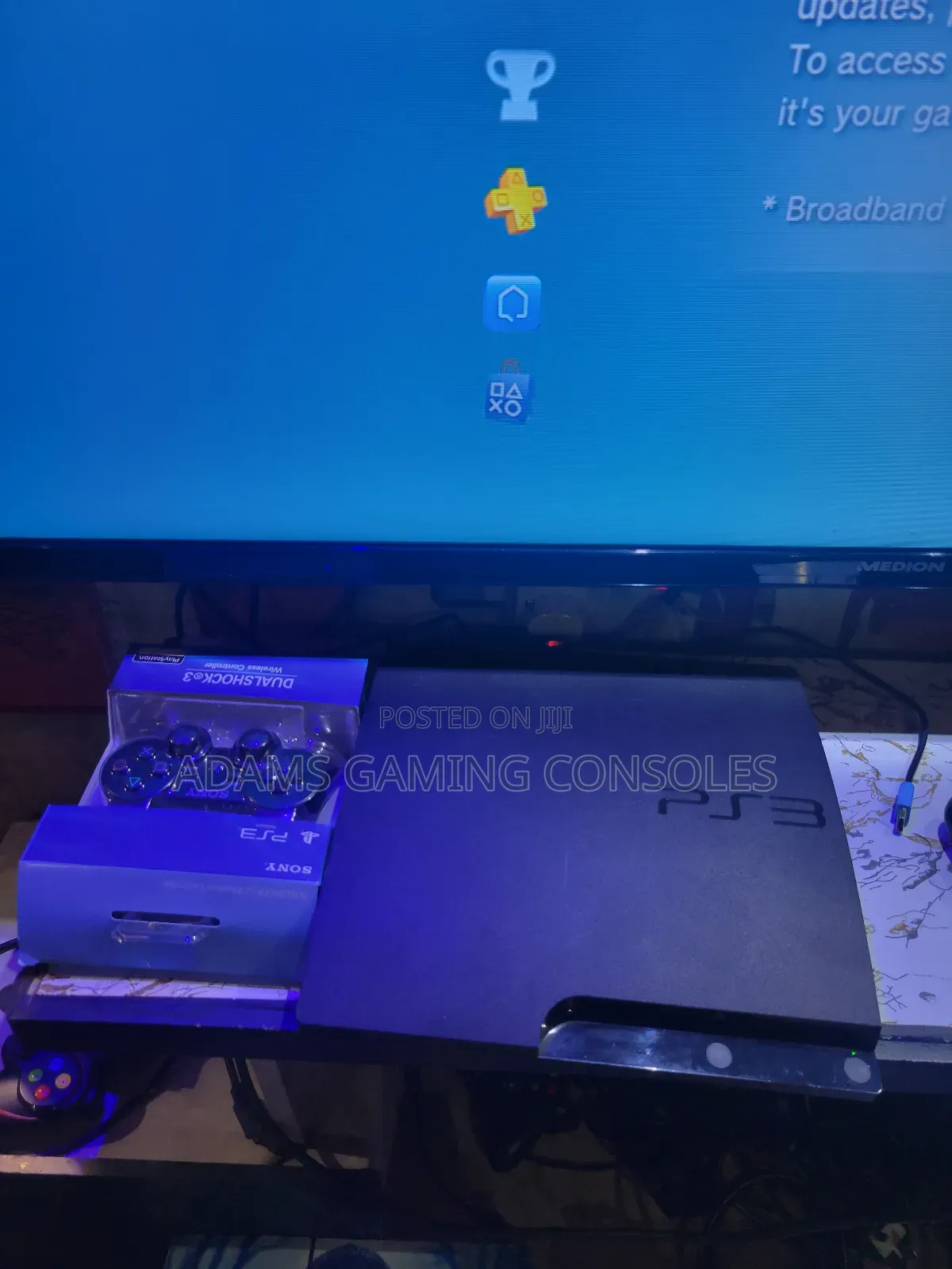 Ps3 Slim With 9games