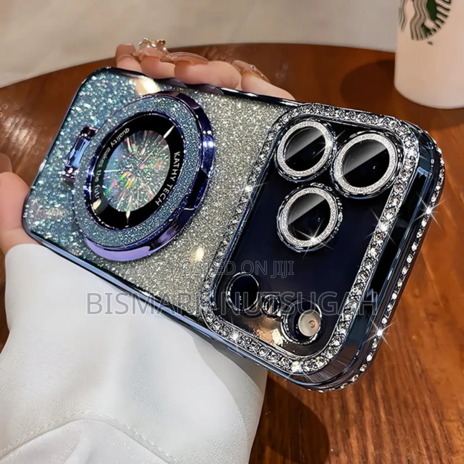 Tech Luxury Diamond Magsafe Ring iPhone Cases