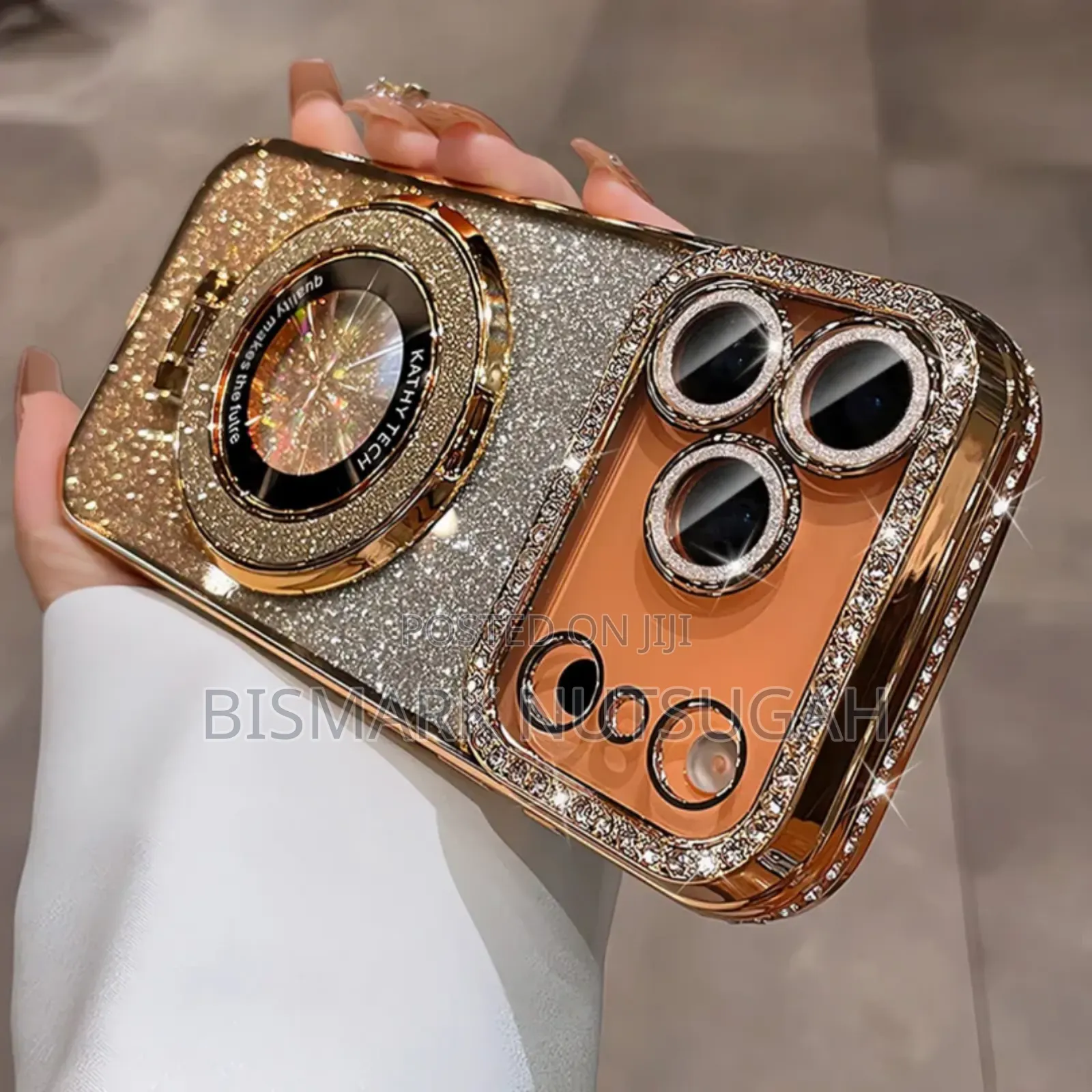 Tech Luxury Diamond Magsafe Ring iPhone Cases