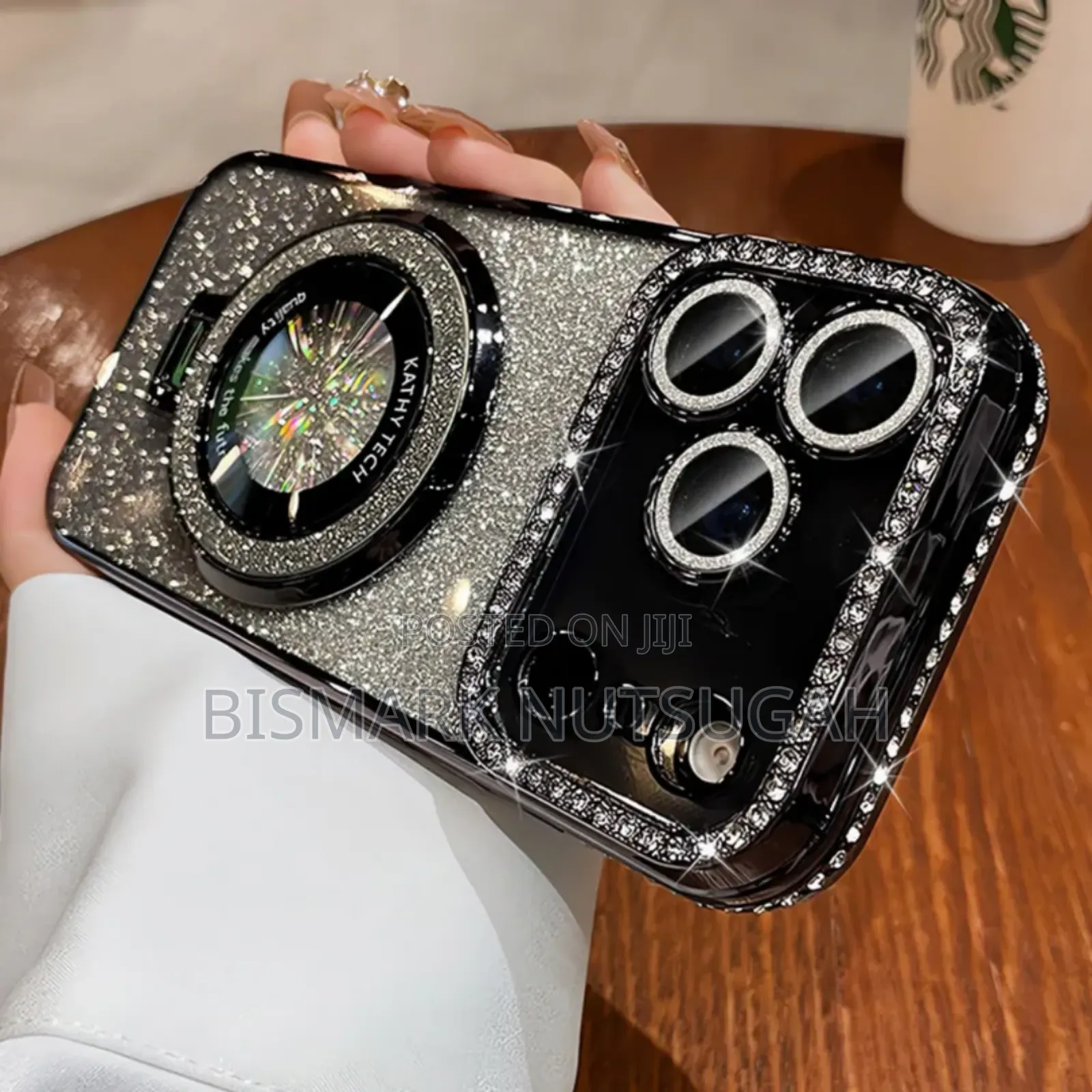 Tech Luxury Diamond Magsafe Ring iPhone Cases