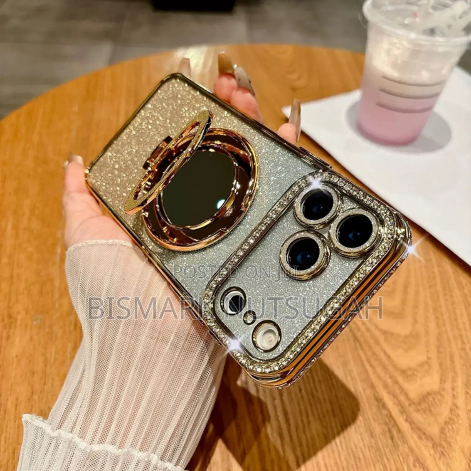 Tech Luxury Diamond Magsafe Ring iPhone Cases