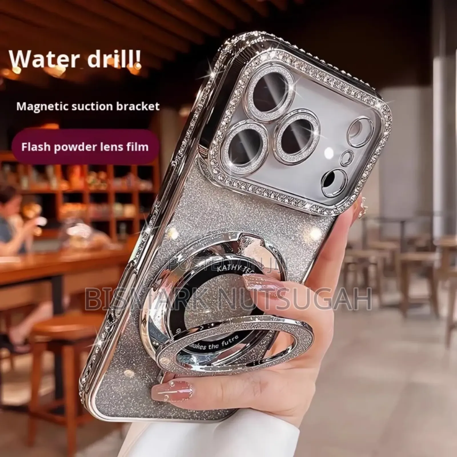Tech Luxury Diamond Magsafe Ring iPhone Cases