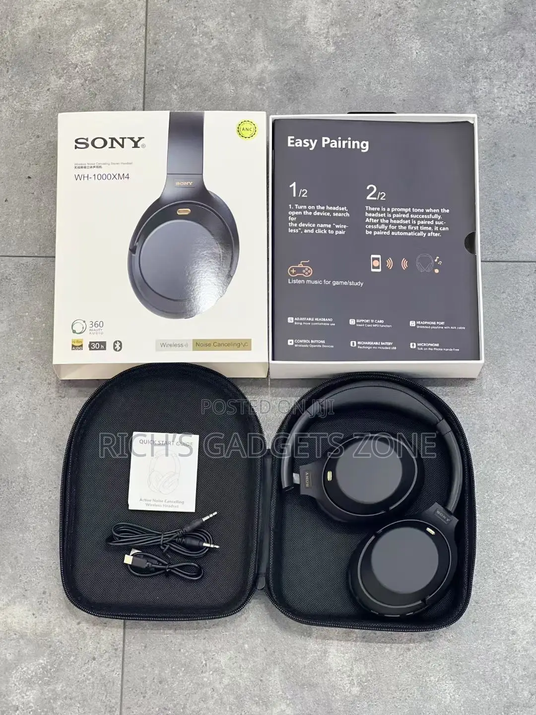 Sony Wh-1000xm4 Wireless Noise-Canceling Headphones