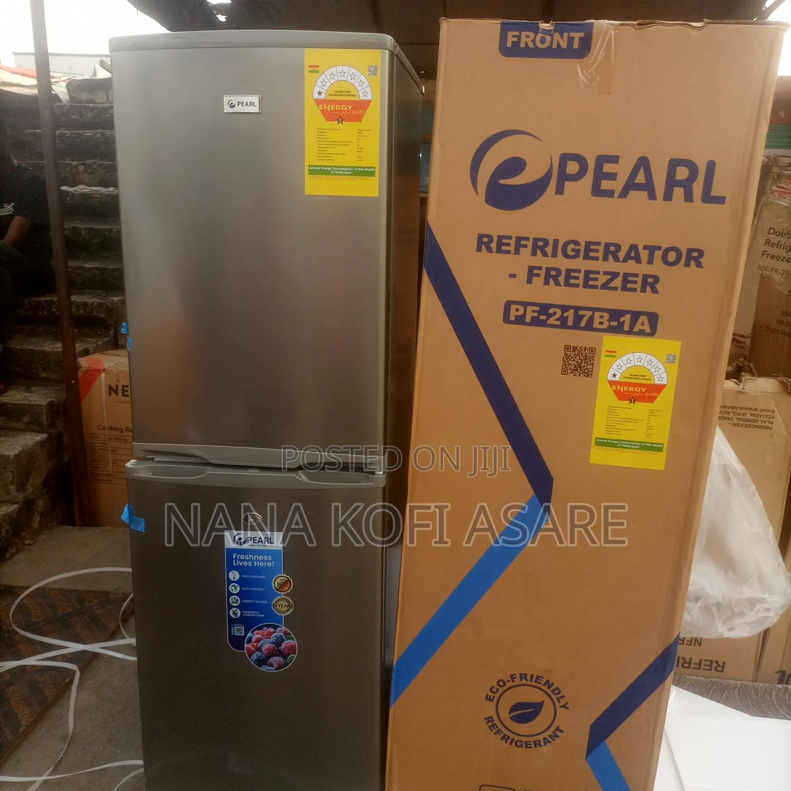Pearl 142litres Buttom Freezer Refrigerator