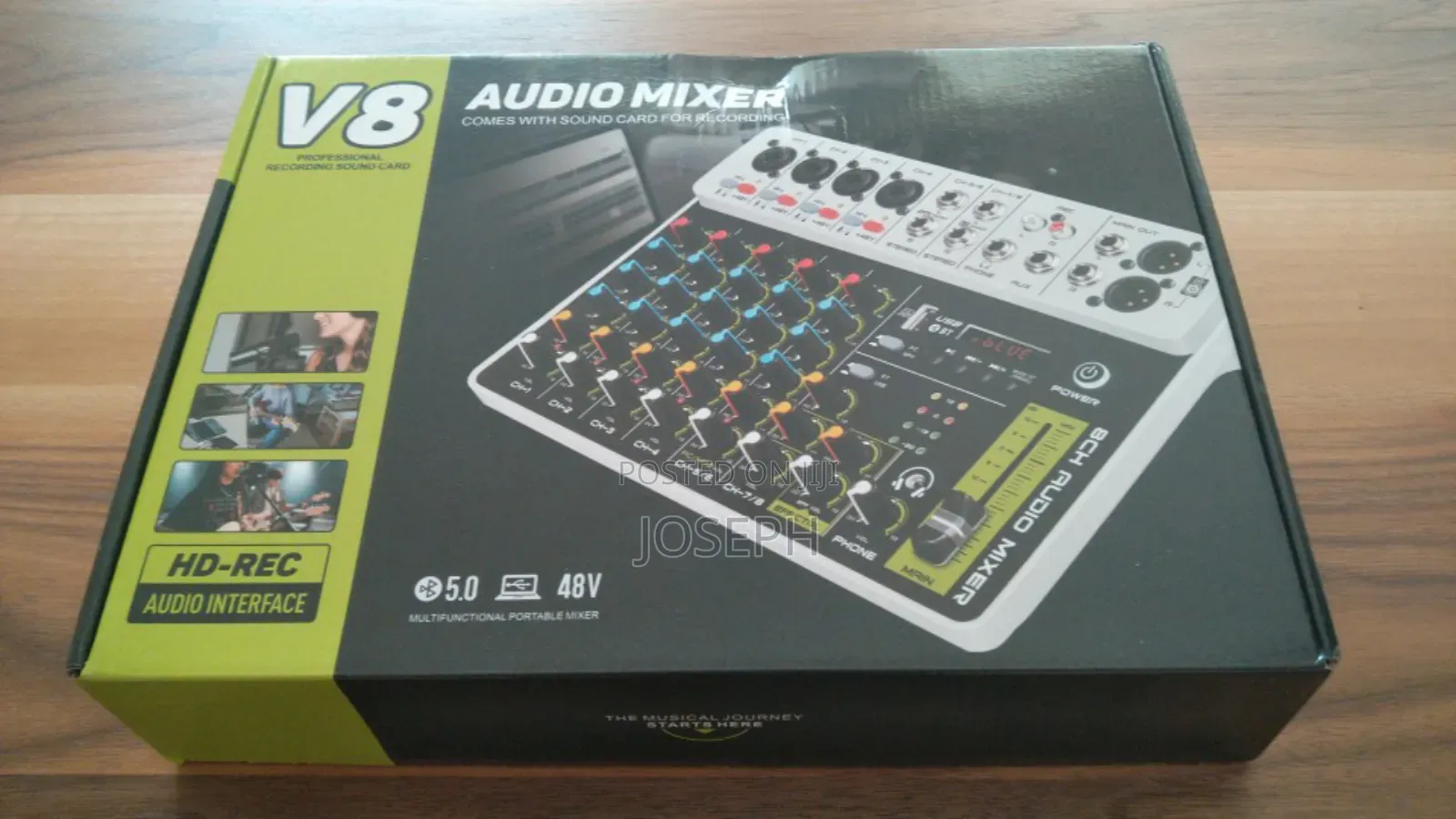 8 Channels Audio Mixer Interface