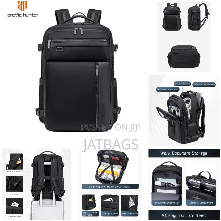 Ah Expandable Shockproof Waterproof Laptop Back (Free Delivery)