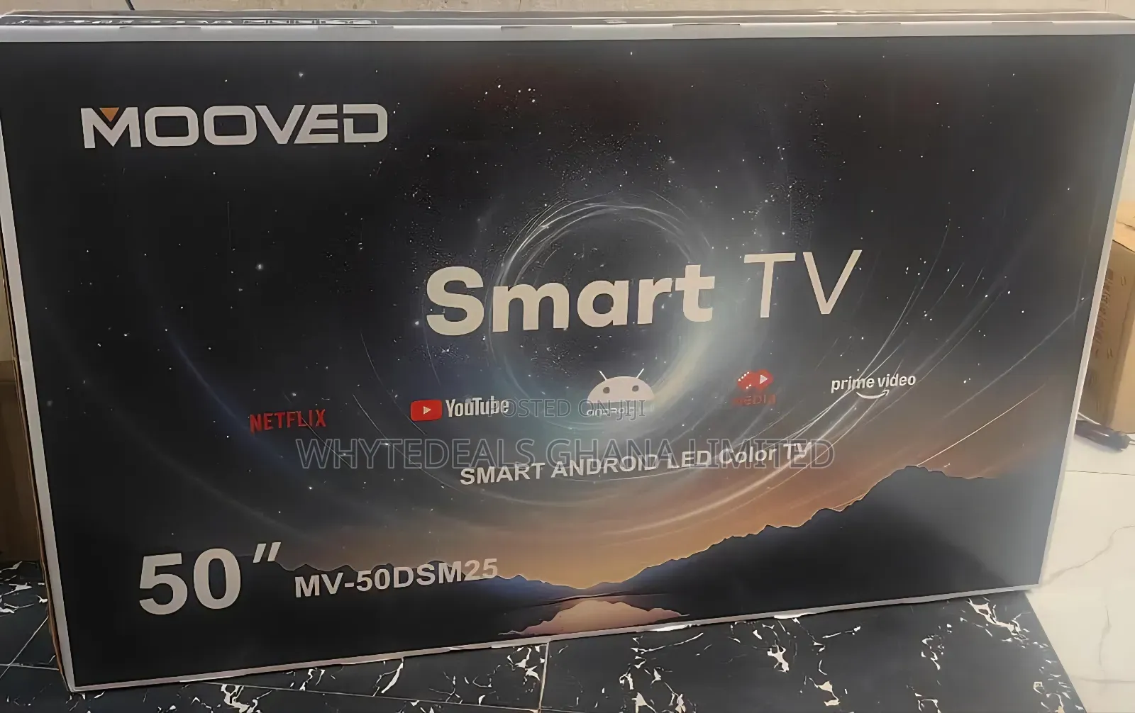 Mooved 50" Smart Android Led Tv| Uhd 4k| Bluetooth| Netflix| Youtube