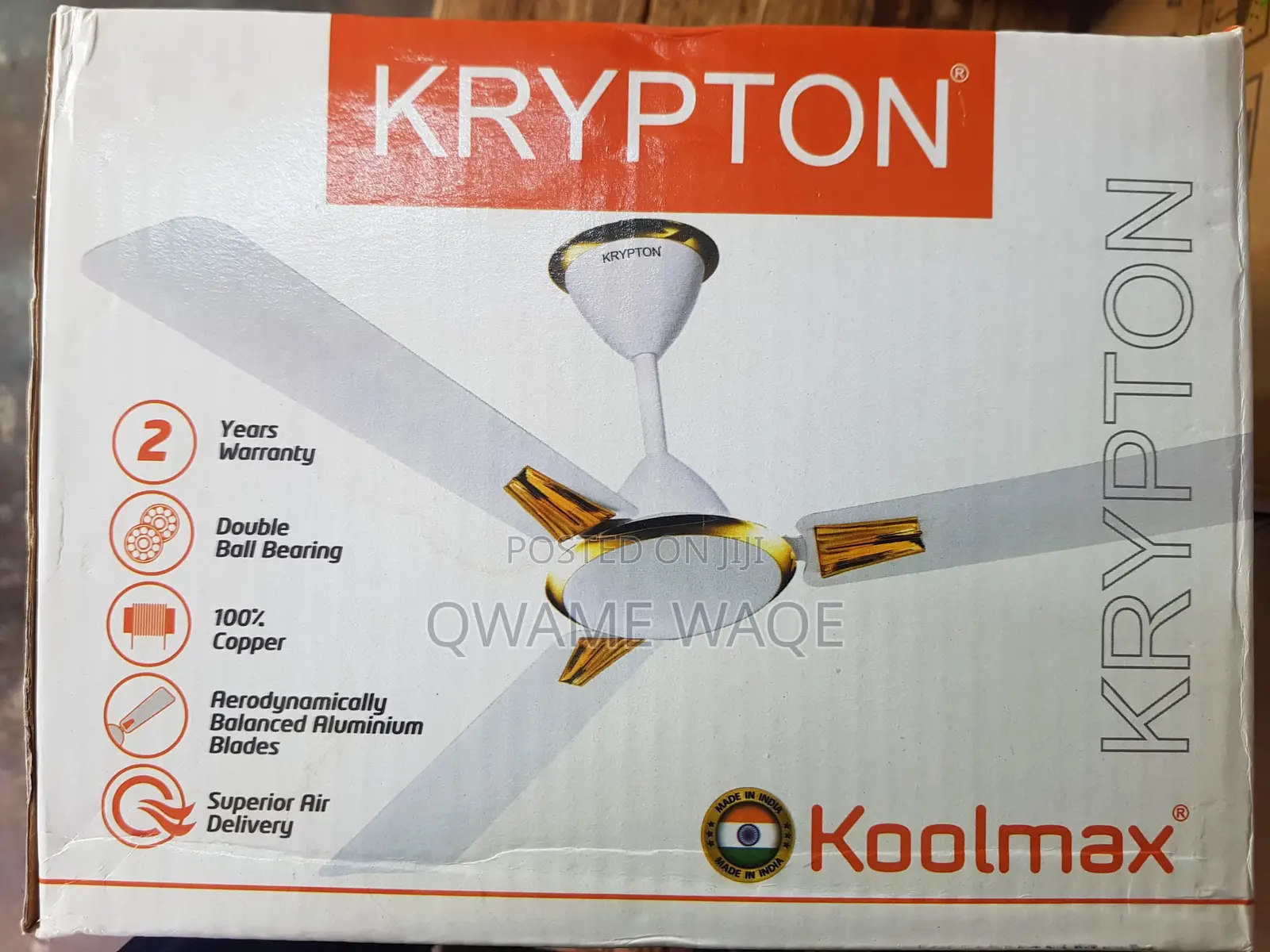 New Made in India Krypton Fan Model