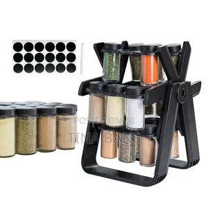 Multifunctional Rotating Spice Rack