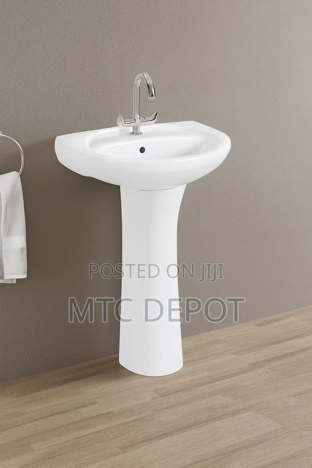 Pedestal Wash Basin – Strong Ceramic | Modern Durable