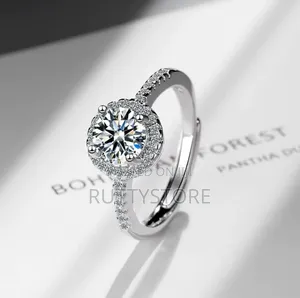 Original 925 Sterling Vintage Adjustable Engagement Ring
