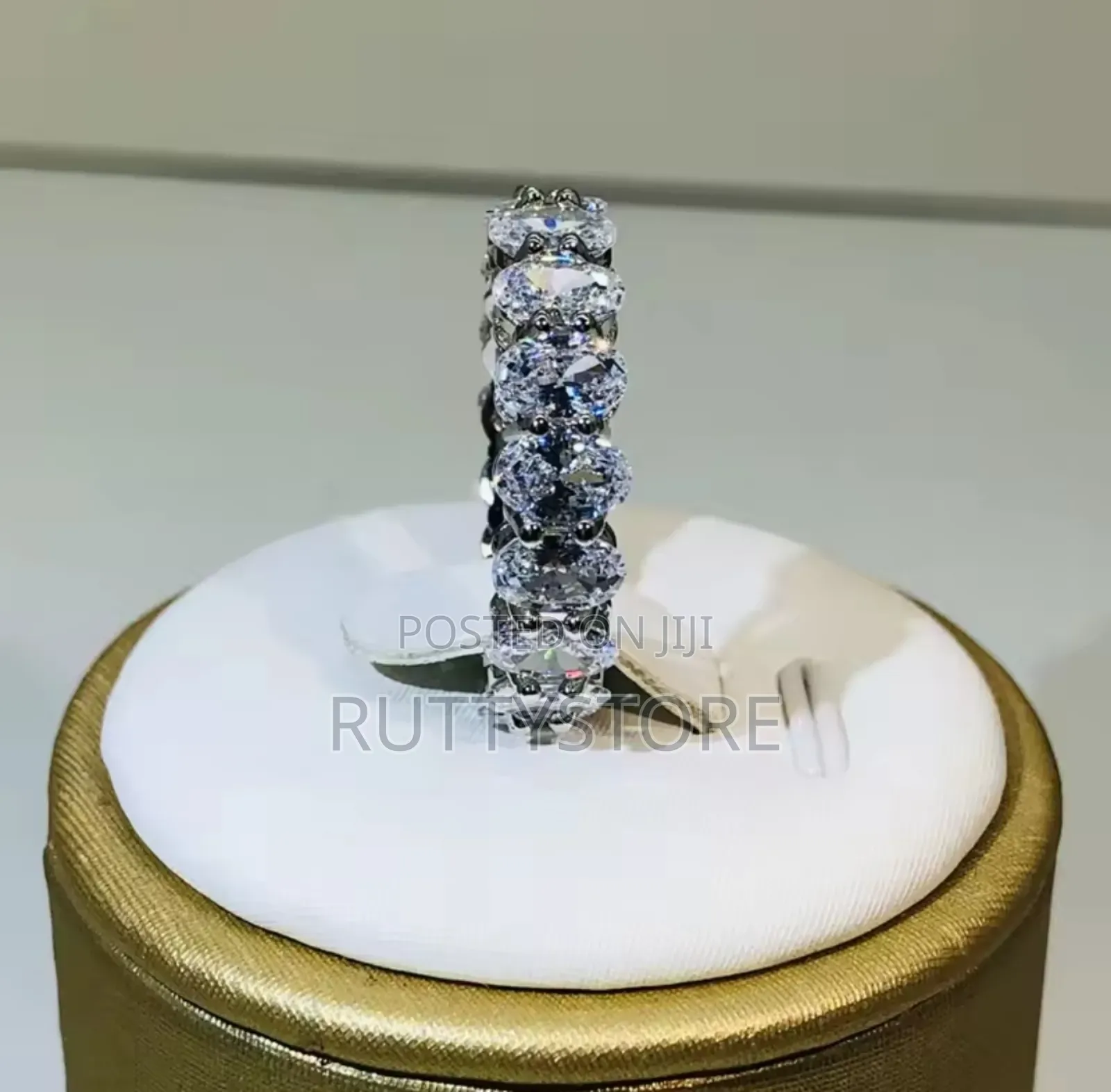 Paved Austrian Zircon Ring