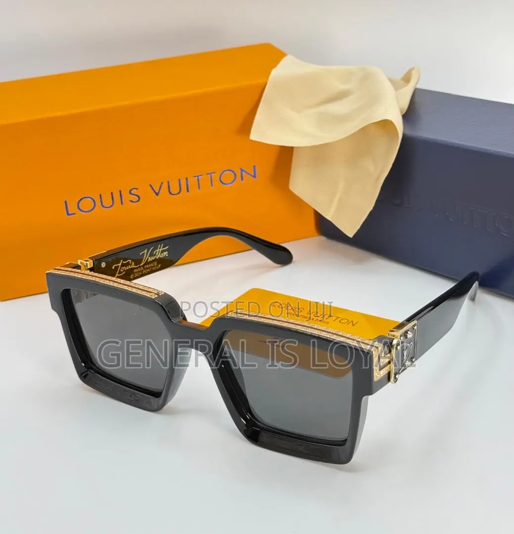 Louis Vuitton 1.1 Millionaires Sunglasses In Black Acetate  Gold-tone