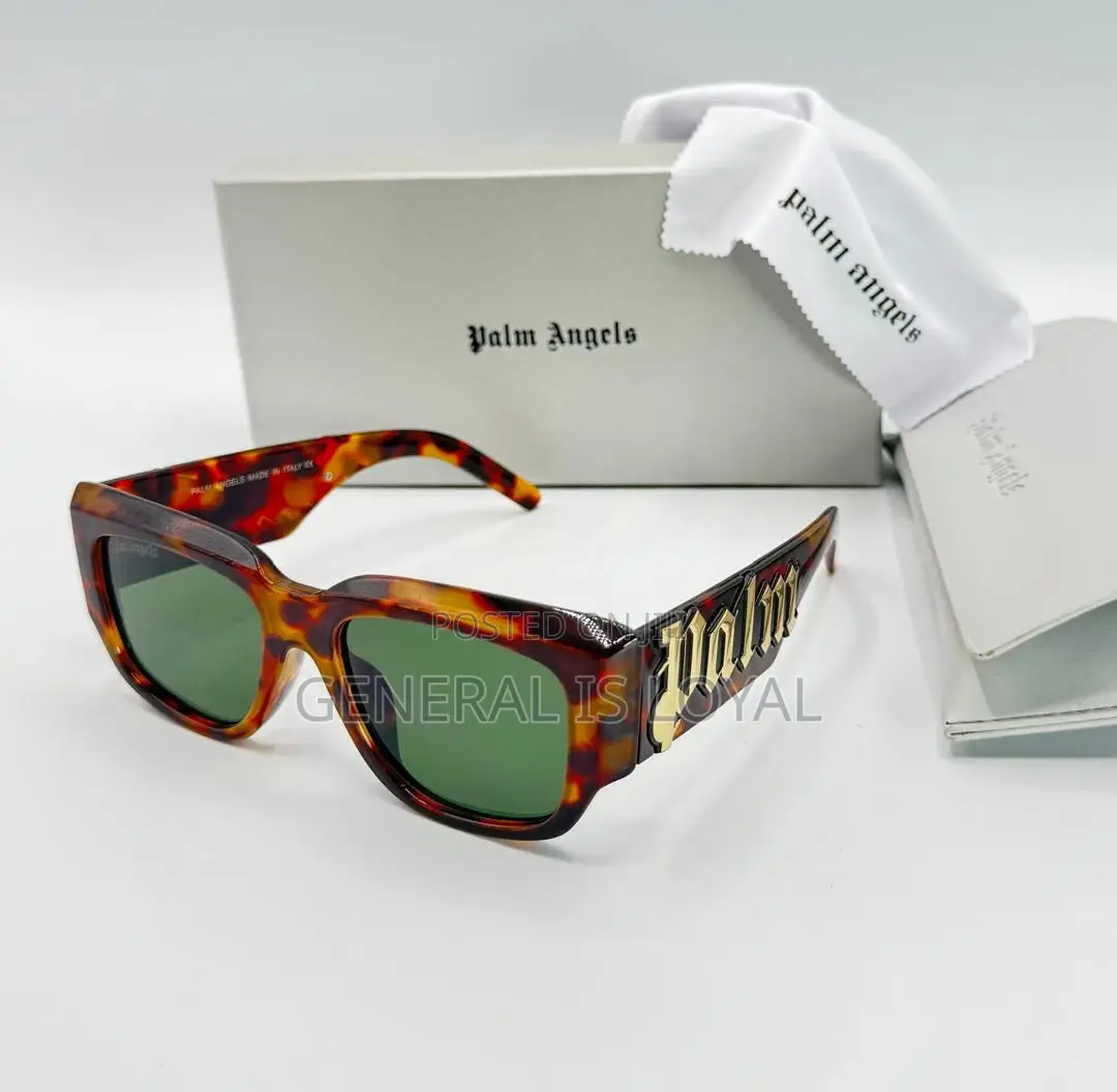 Palm Angels Laguna Square-frame Sunglasses In A Tortoiseshell