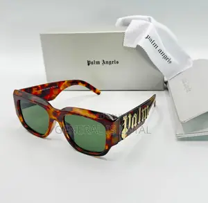 Palm Angels Laguna Square-frame Sunglasses In A Tortoiseshell