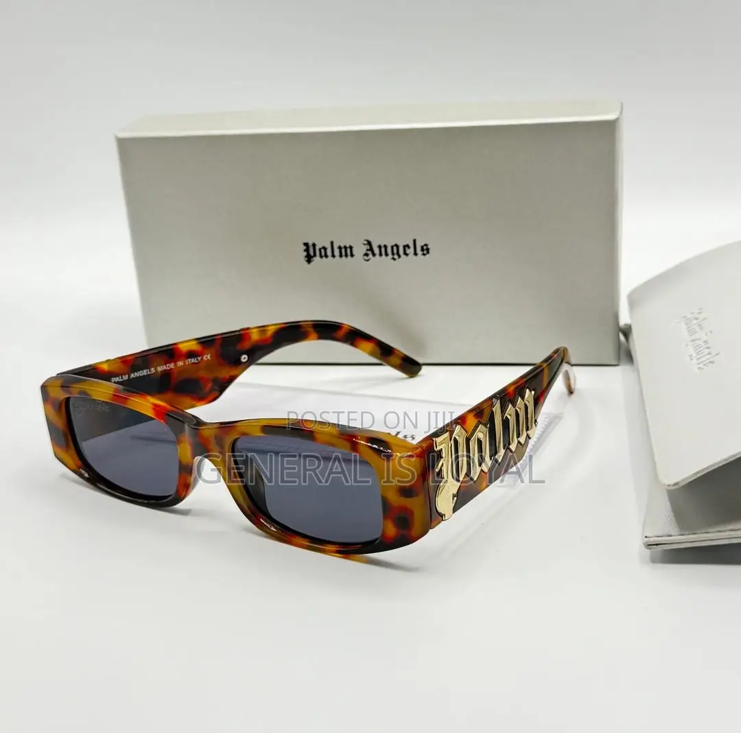 Palm Angels Laguna Square-frame Sunglasses In A Tortoiseshell