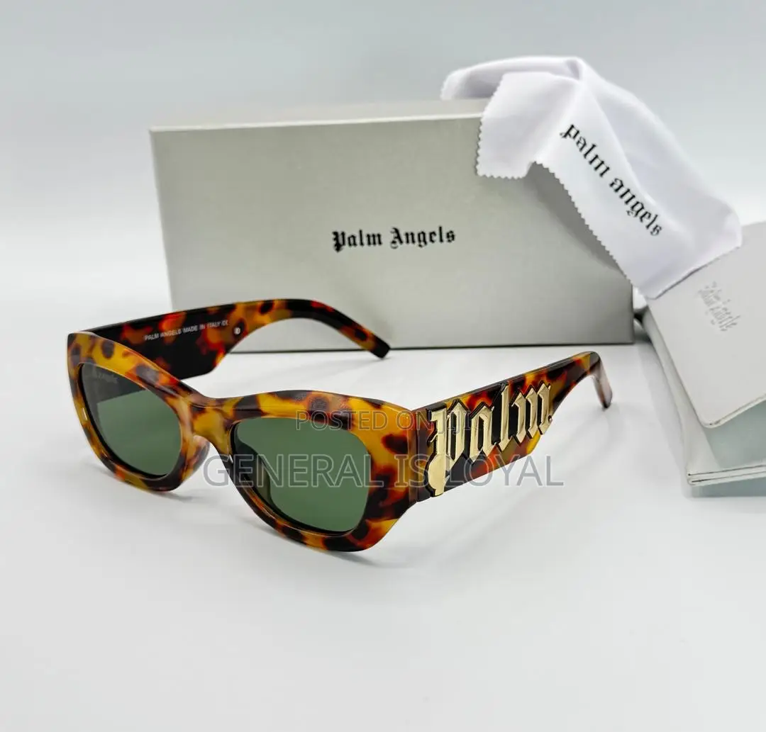 Palm Angels Laguna Square-frame Sunglasses In A Tortoiseshell