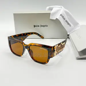 Palm Angels Laguna Square-frame Sunglasses In A Tortoiseshell