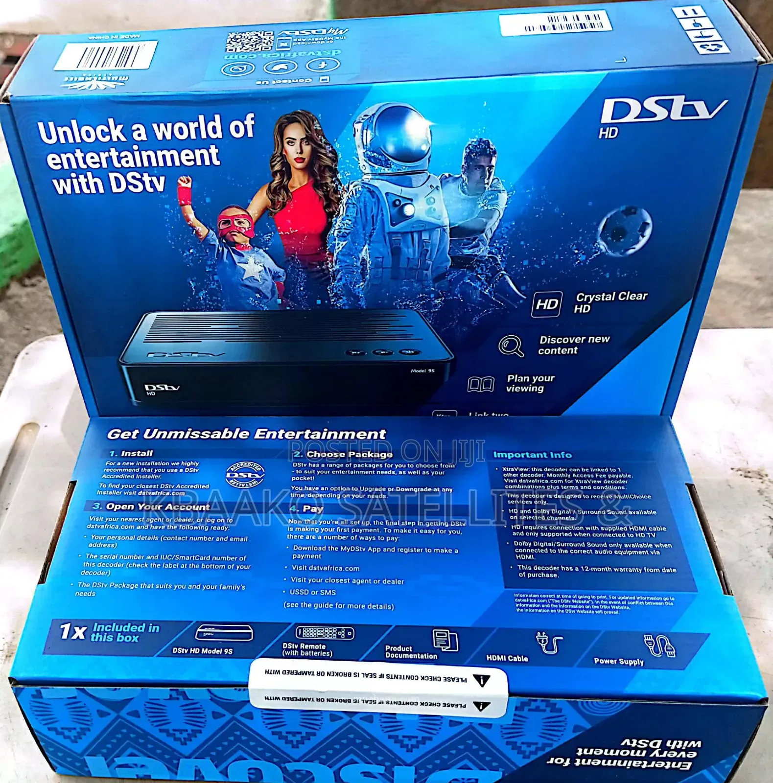 Nigeria DSTV Hd Decoder With 1 Month Free Subscription