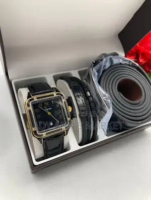 Watch , Bracelet and Belt Combo