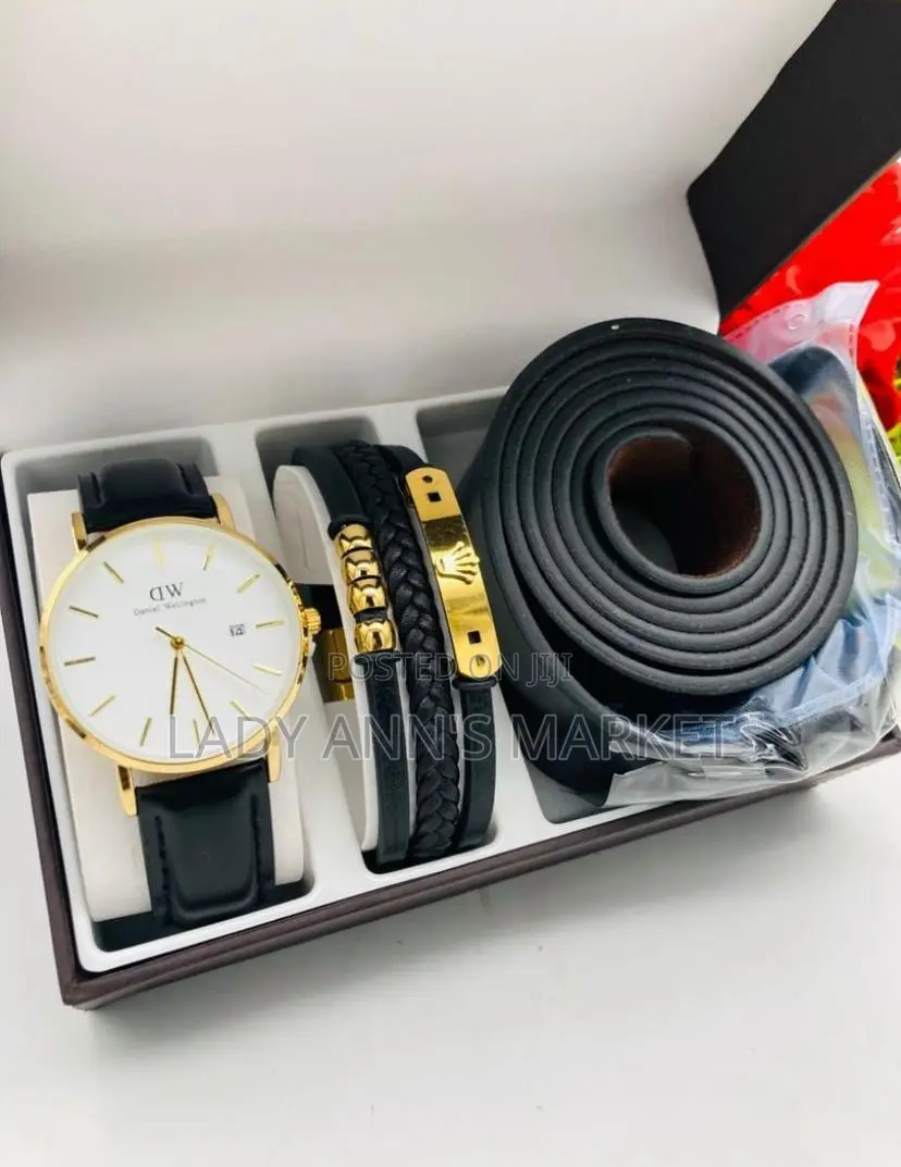 Watch , Bracelet and Belt Combo