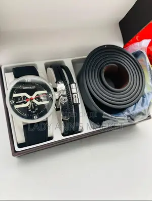 Watch , Bracelet and Belt Combo