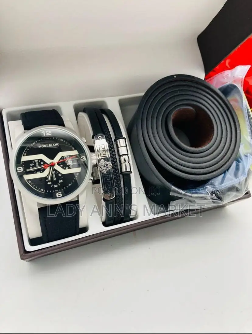 Watch , Bracelet and Belt Combo
