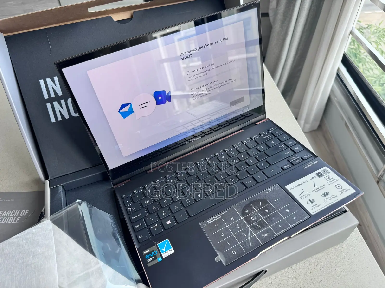 New Laptop Asus Zenbook Flip 13 UX363 16GB Intel Core i7 HDD+SSD 512GB