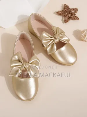 Gold Shoes for Girls in Sizes 30-36 Only
