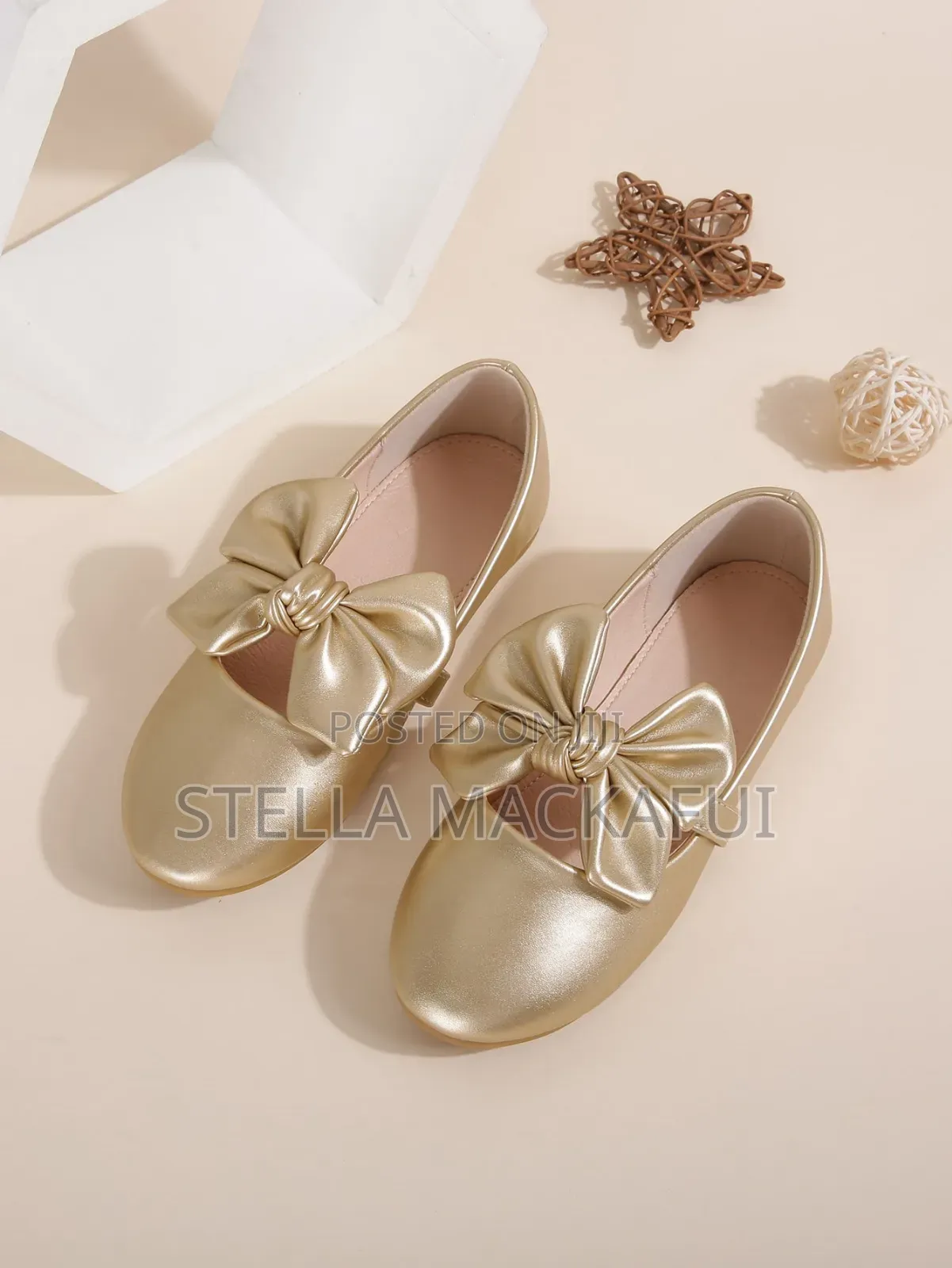 Gold Shoes for Girls in Sizes 30-36 Only