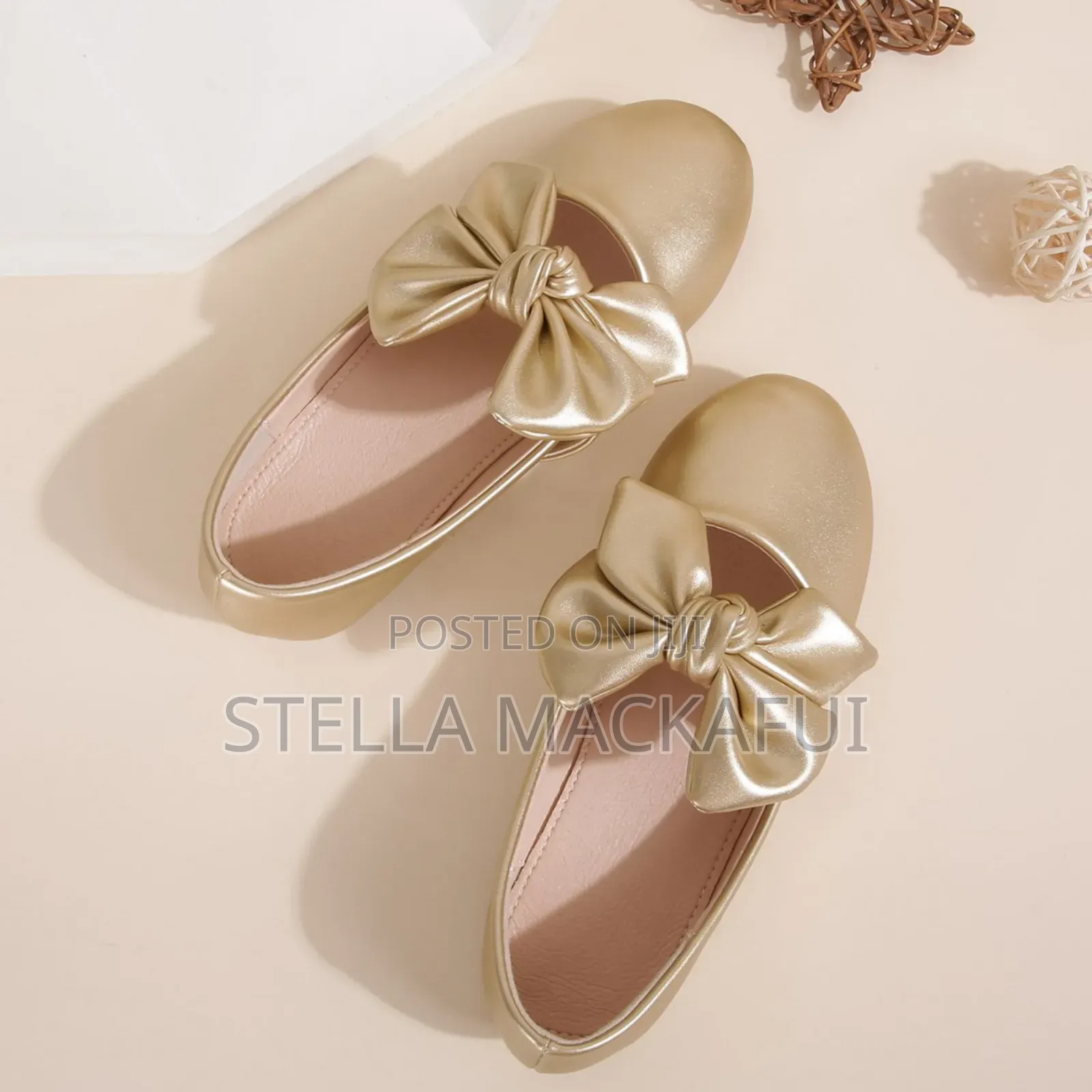Gold Shoes for Girls in Sizes 30-36 Only