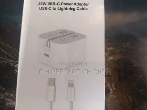 iPhone Type C Fast Charger, 3-pin, Premium Quality