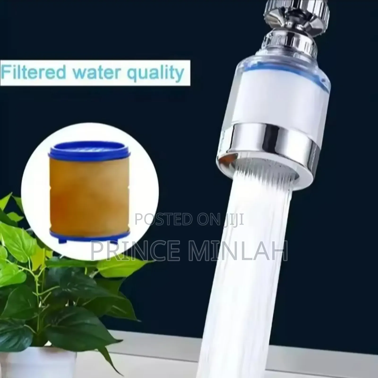360° Faucet Water Purifier Filter Head
