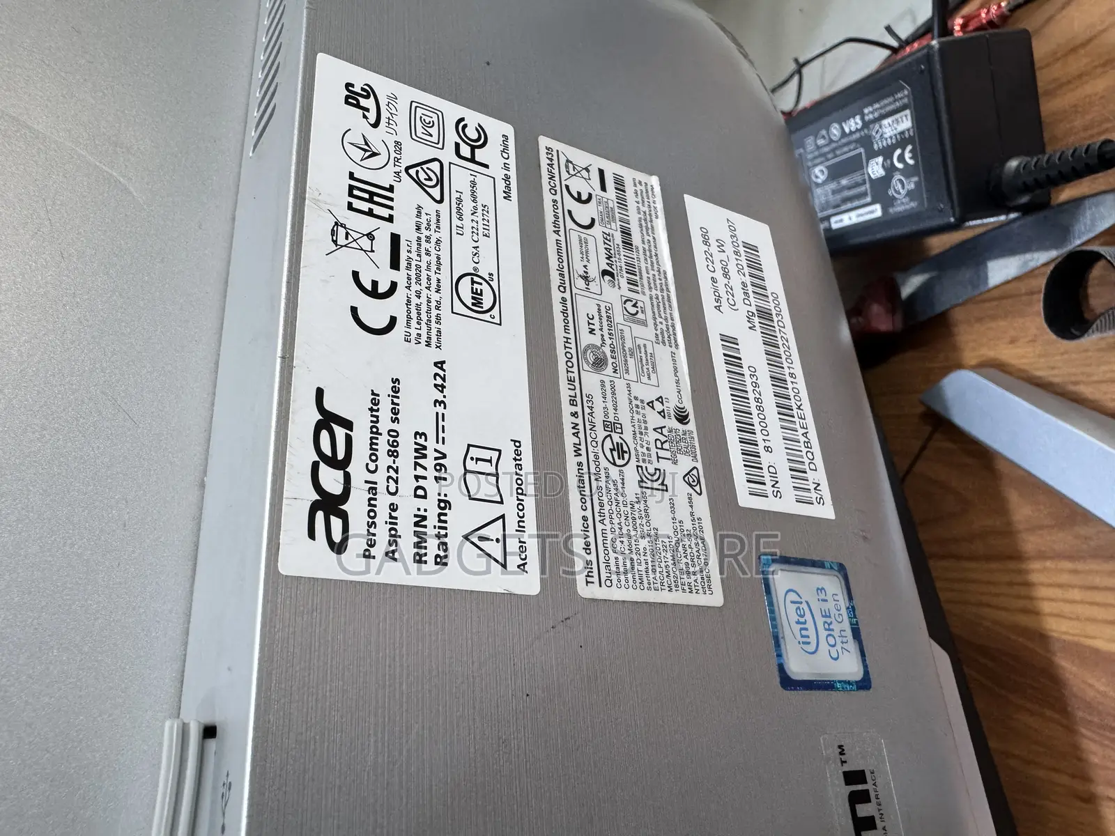 Desktop Computer Acer Aspire C22-860 8GB Intel Core I3 SSD 256GB