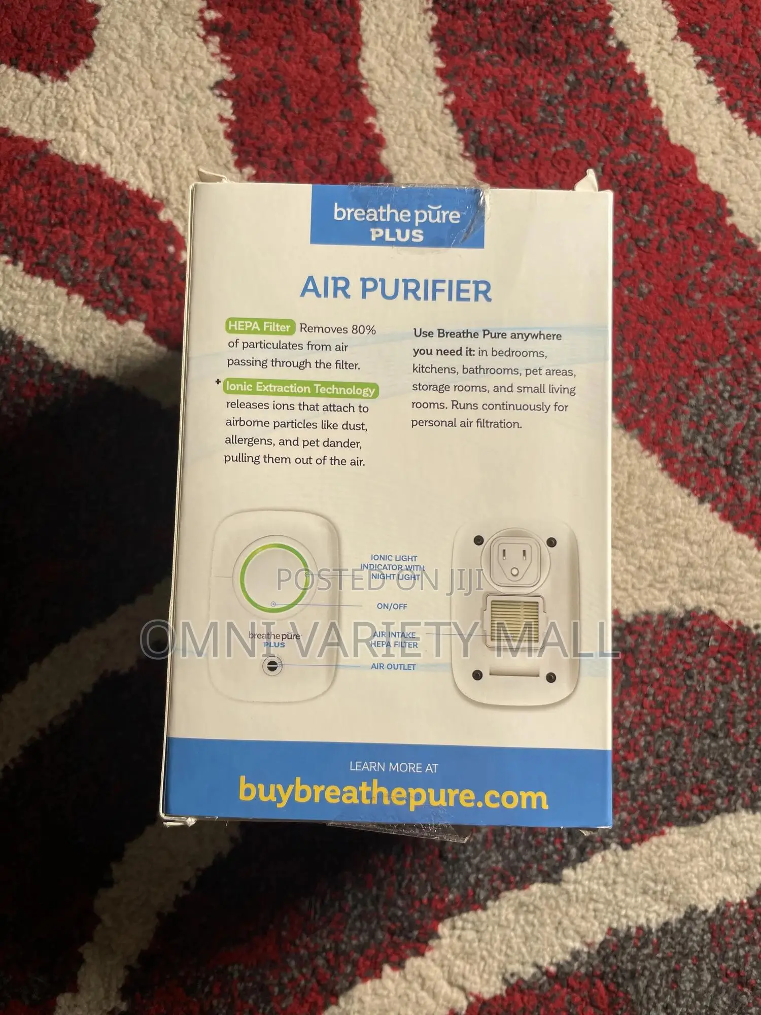 Breathe Pureplus Air Purifier - White