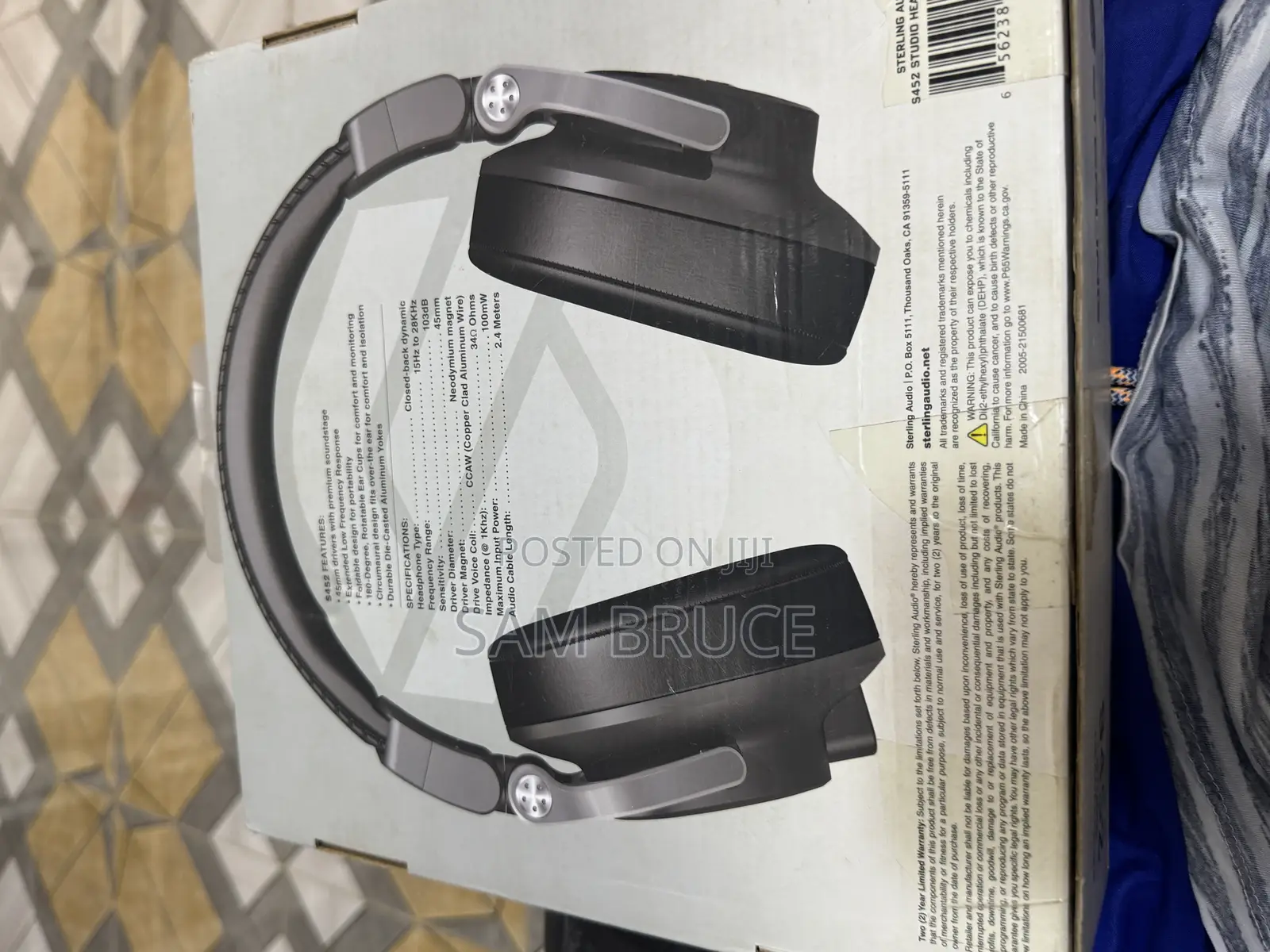 S452 Sterling Studio Headphone