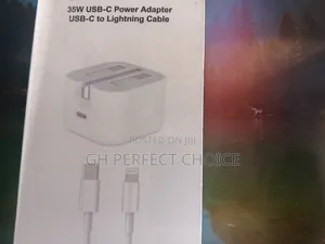 Prem- Quality iPhone Type C Fast Charger, 3-pin