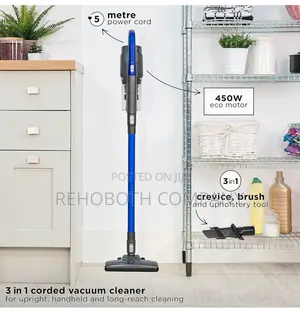 Russell Hobbs 450w 3 in 1 Lightweight Corded Stick Vacuum Cleaner