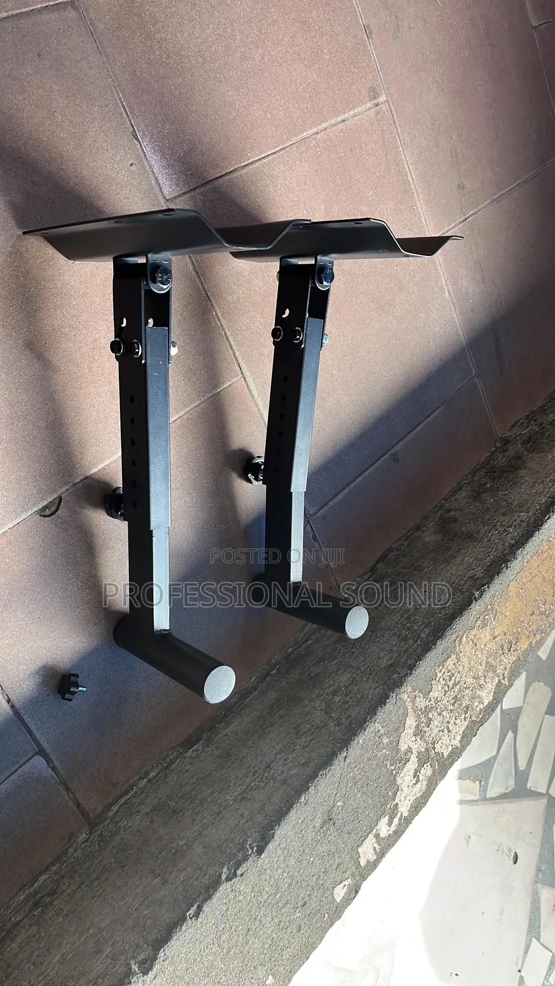 Adjustable Wall-Mount Speaker Brackets.