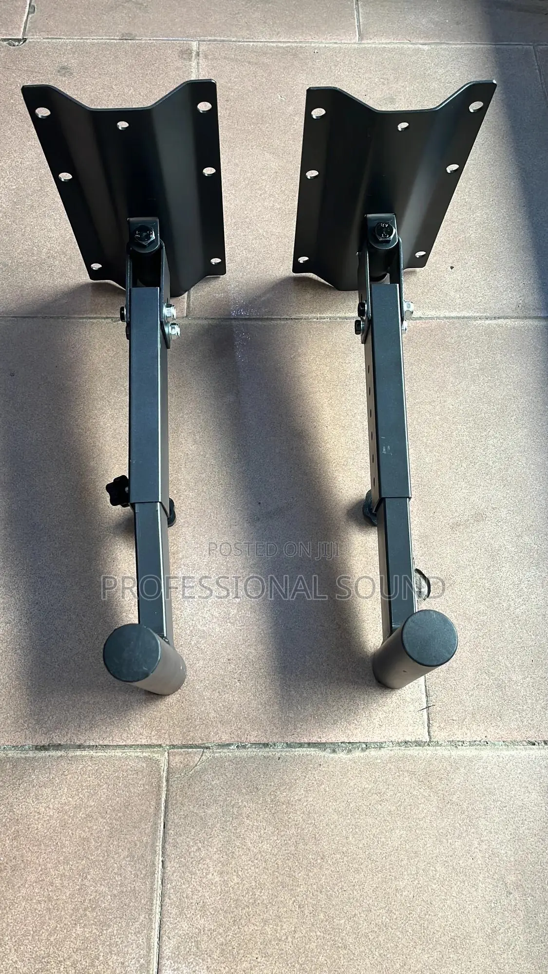Adjustable Wall-Mount Speaker Brackets.