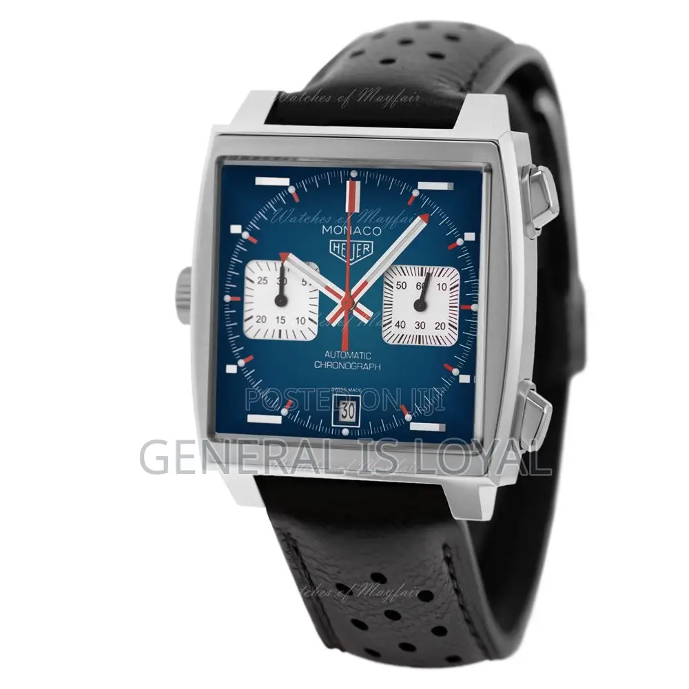 Heuer Monaco Calibre 11 Automatic Chronograph Leather Men’S Watch