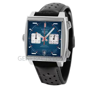 Heuer Monaco Calibre 11 Automatic Chronograph Leather Men’S Watch