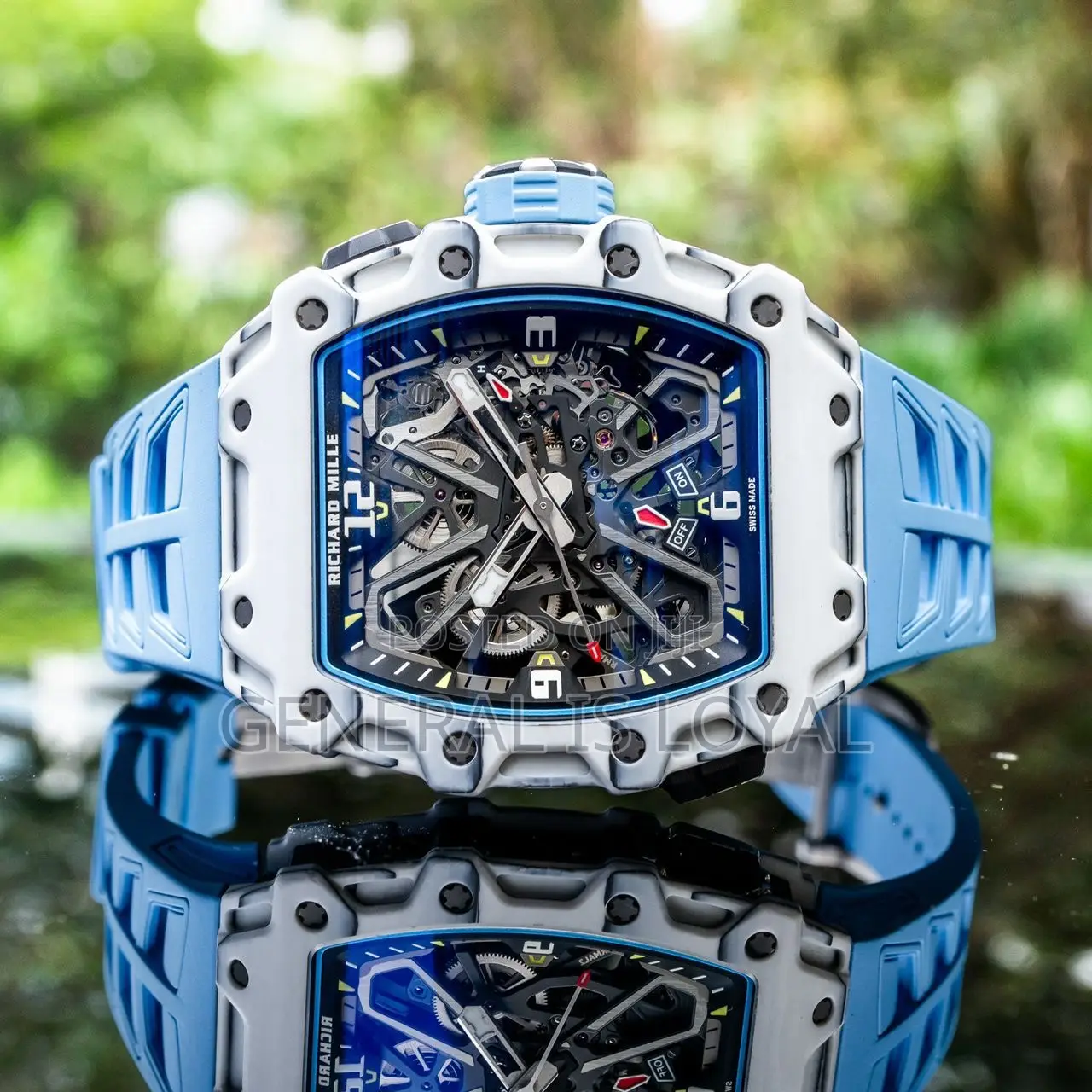Richard Mille 2022 Rm 35-03 Rafa Nadal White Carbon / Quartz Tpt Watch
