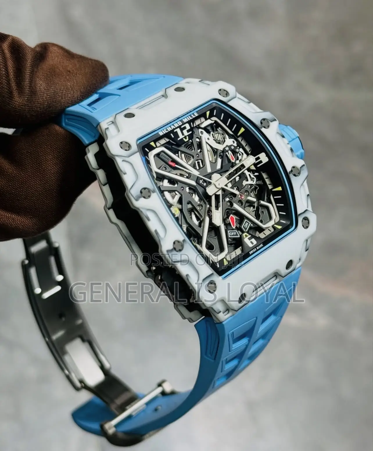 Richard Mille 2022 Rm 35-03 Rafa Nadal White Carbon / Quartz Tpt Watch