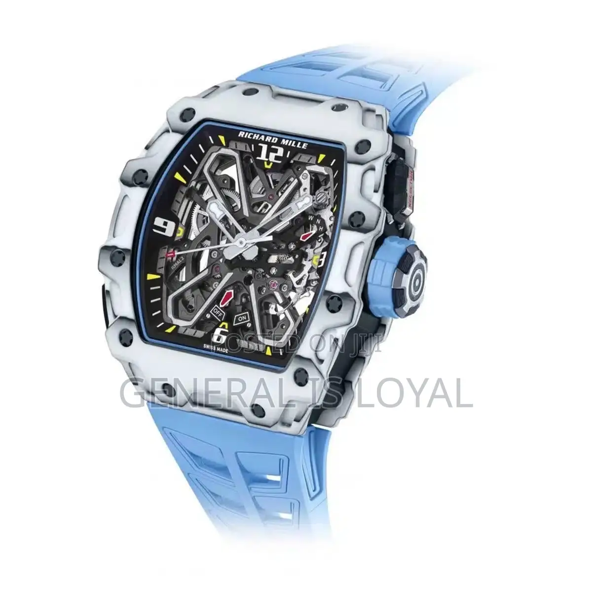 Richard Mille 2022 Rm 35-03 Rafa Nadal White Carbon / Quartz Tpt Watch