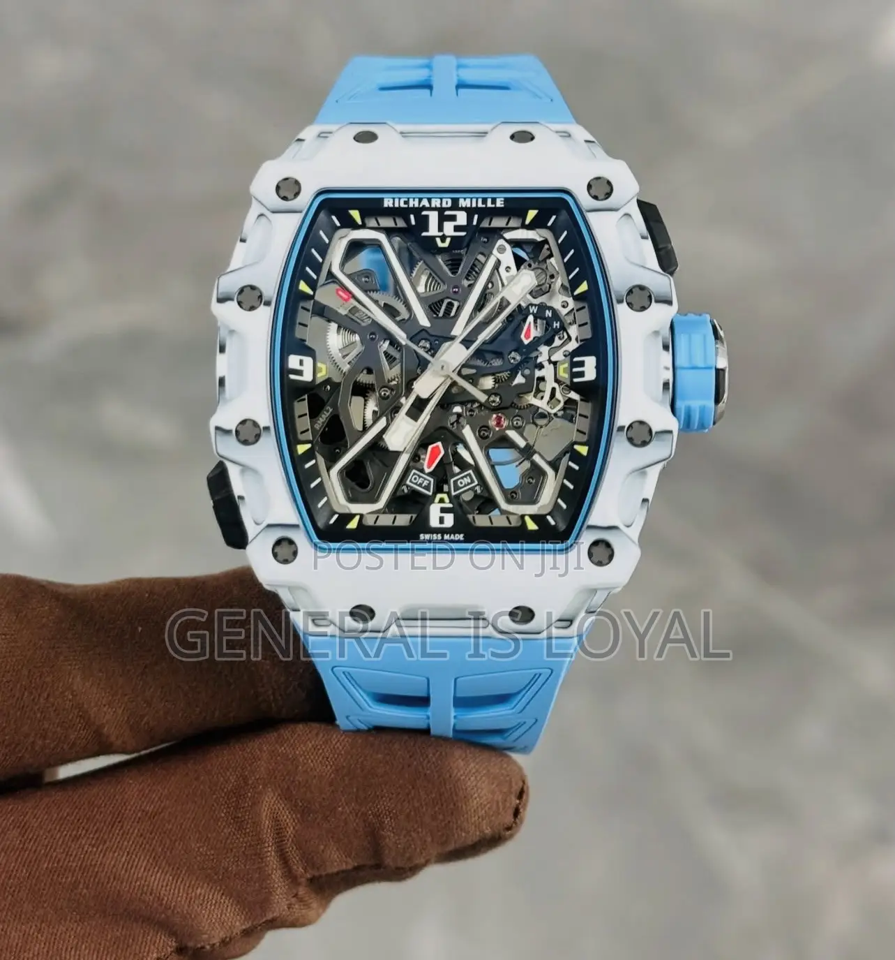 Richard Mille 2022 Rm 35-03 Rafa Nadal White Carbon / Quartz Tpt Watch