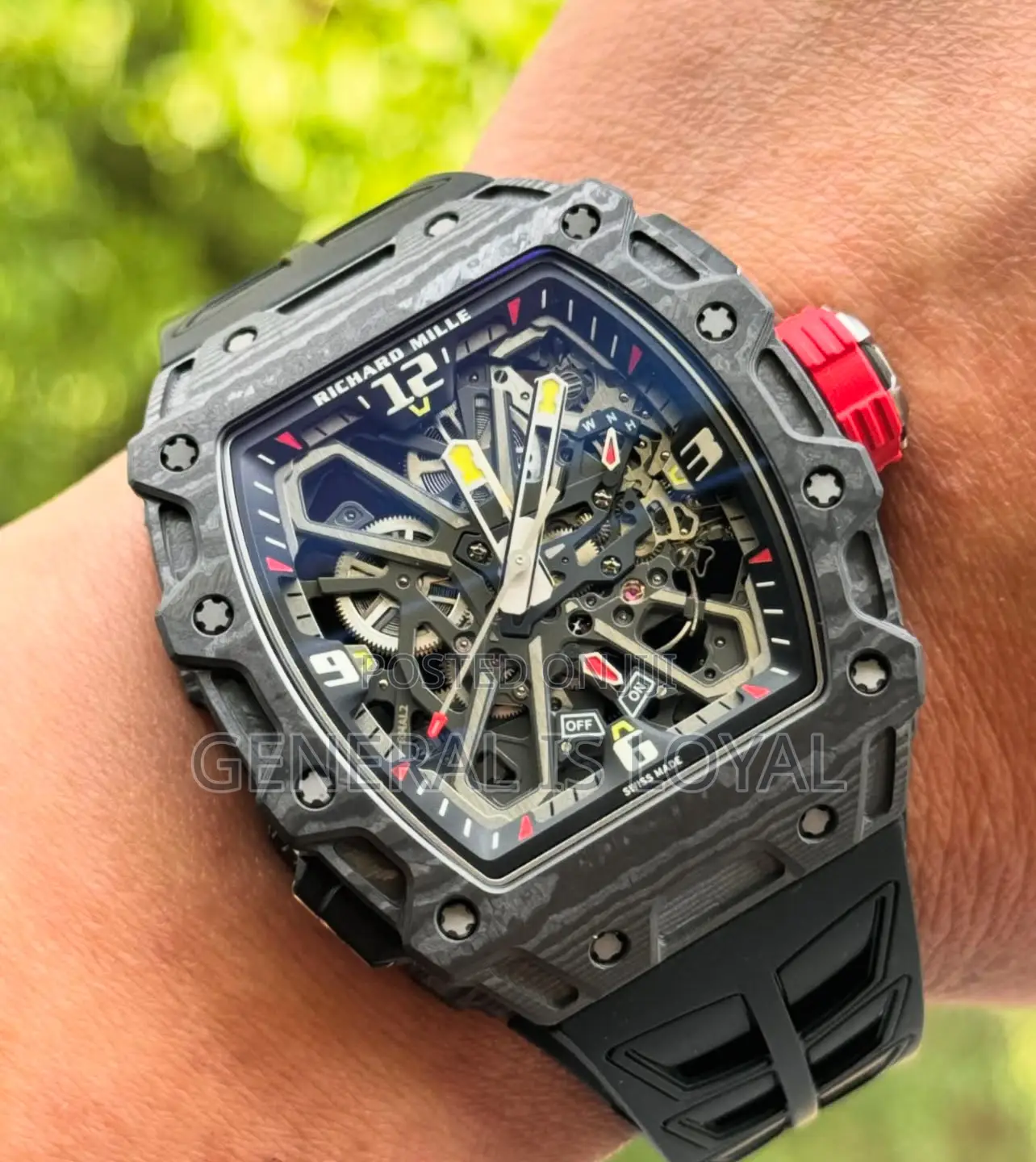 2024 Rm 35-03 Rafa Nadal Black Carbon / Quartz Tpt