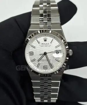 Rolex Oyster Perpetual Land-dweller 40mm Stainless Steel Watch.