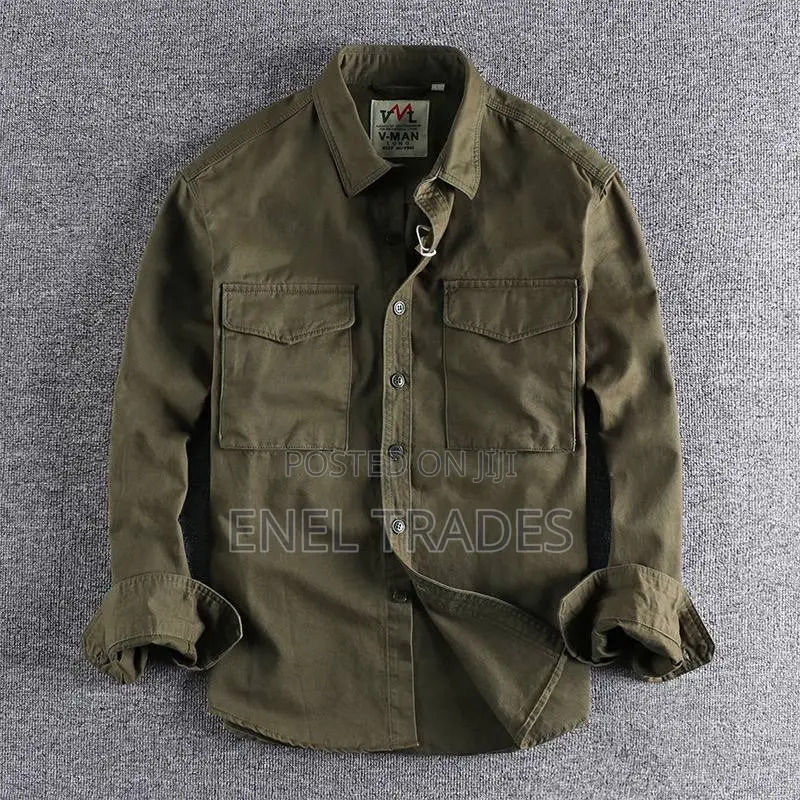 Khaki Retro Shirts